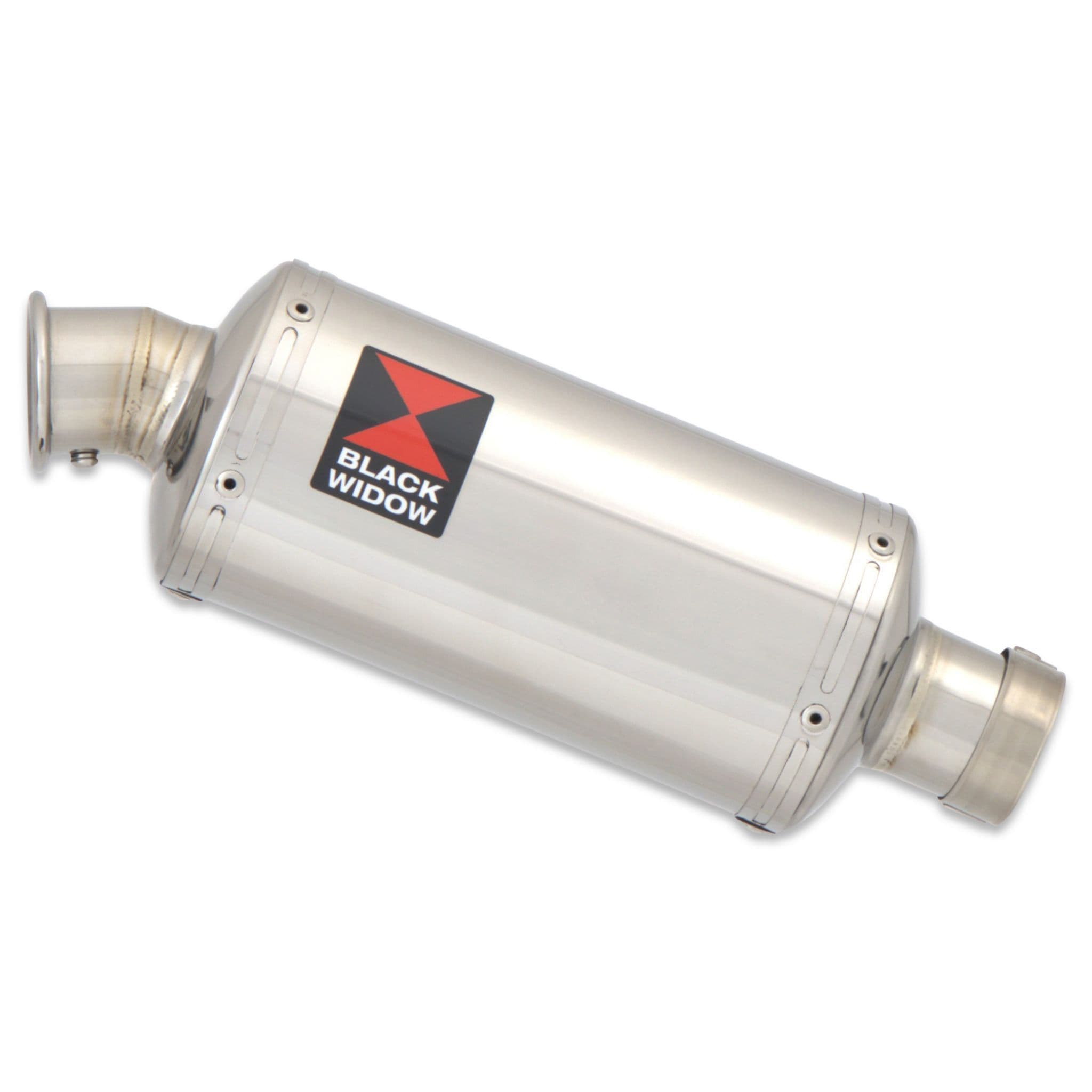 MT 125 2025 Exhaust System 230 mm Oval Stainless Steel Silencer