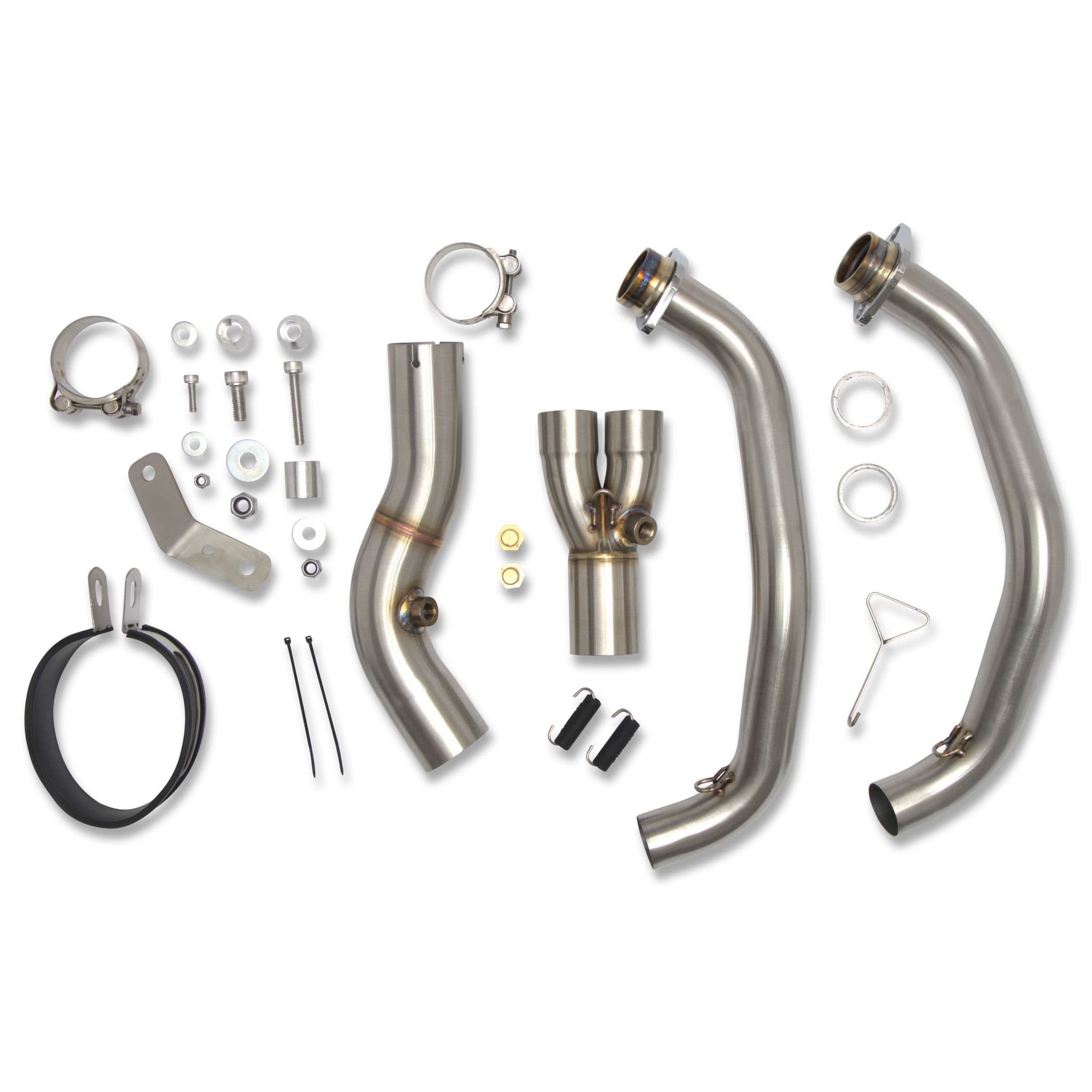 MT07 2021 - 2024 MT-07 De - Cat Exhaust System with 300mm Oval