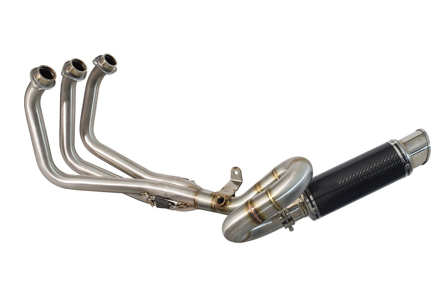 MT09 2021 - 2023 Low Level Exhaust System 230mm GP Round Carbon
