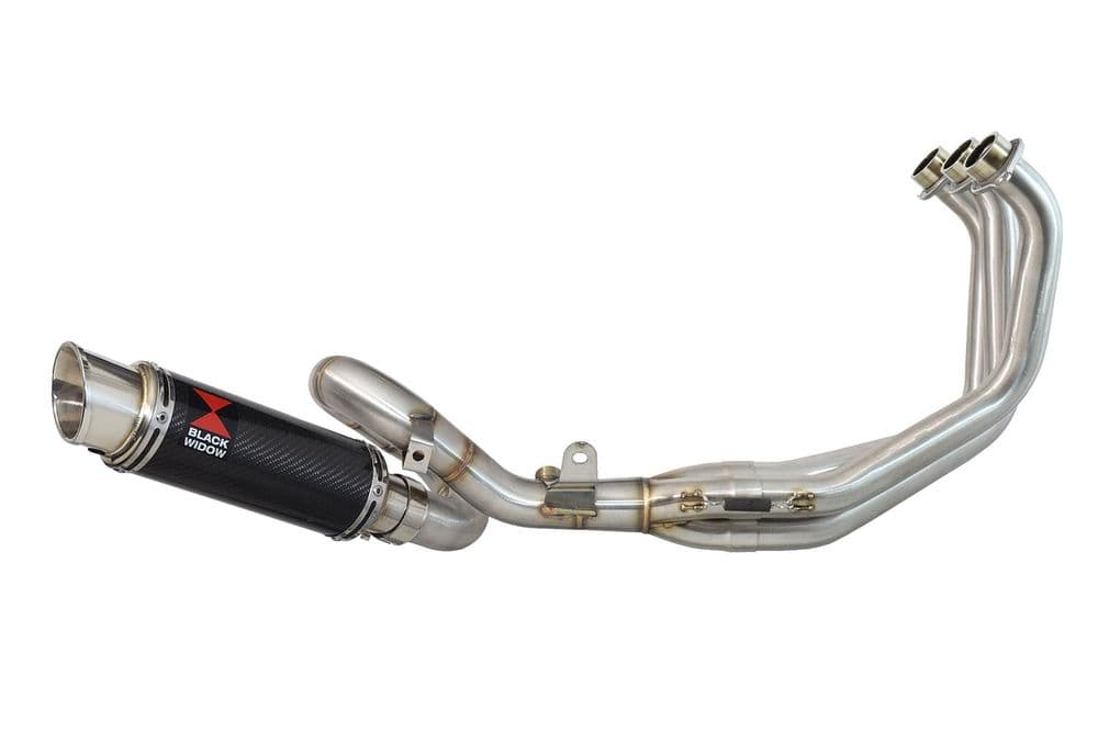 MT09 2021 - 2023 Low Level Exhaust System 230mm GP Round Carbon Silencer