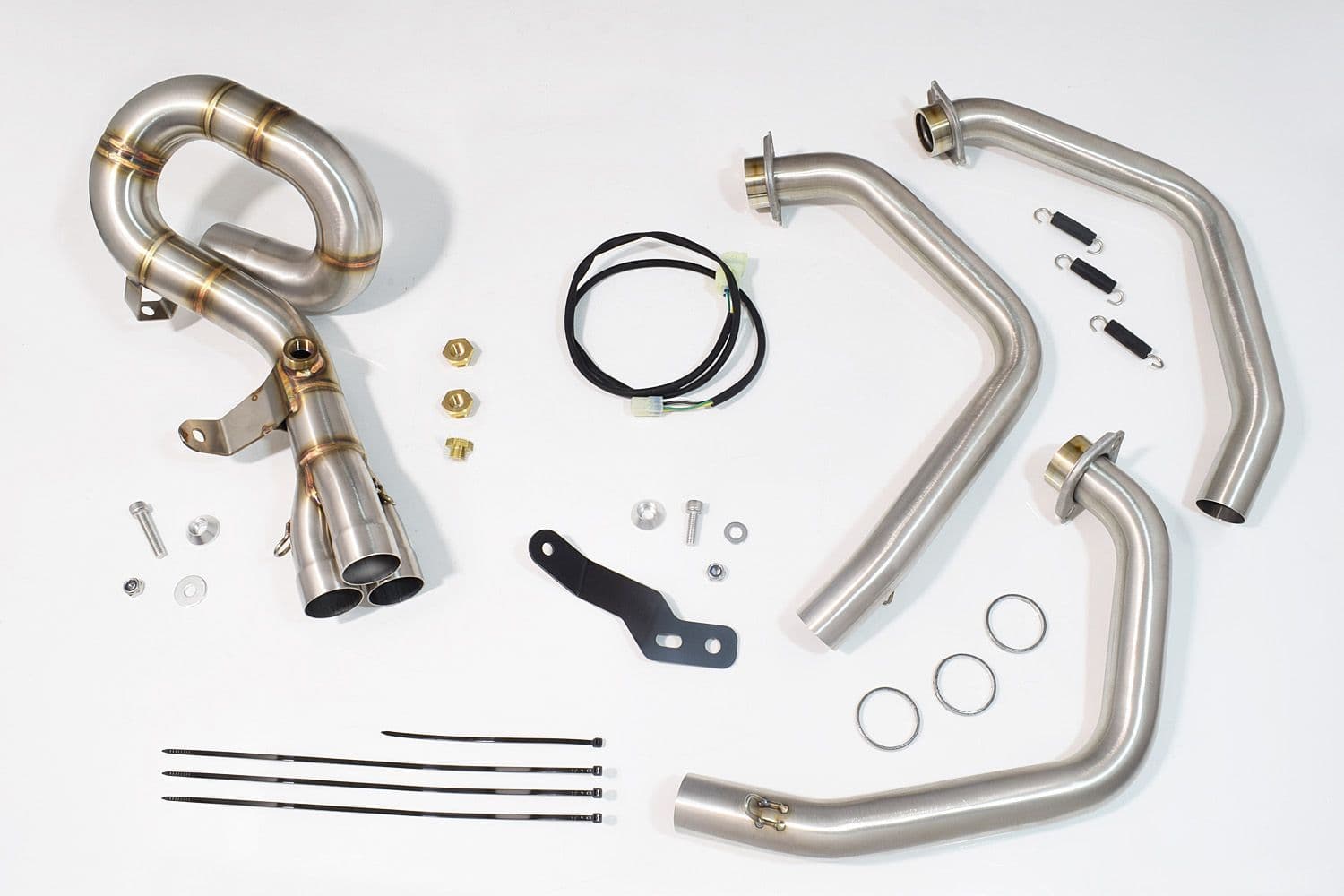 MT09 2024 - 2025 Low Level Exhaust Downpipes Headers - No Silencer