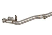 MT10 2016-2021 Stainless De Cat Collector + 230mm GP Round Blue Tip Black Stainless Silencer