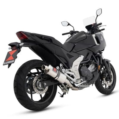 NC 750 X / DCT 2025 - 2026 Exhaust Silencer 300 mm Oval Stainless Steel