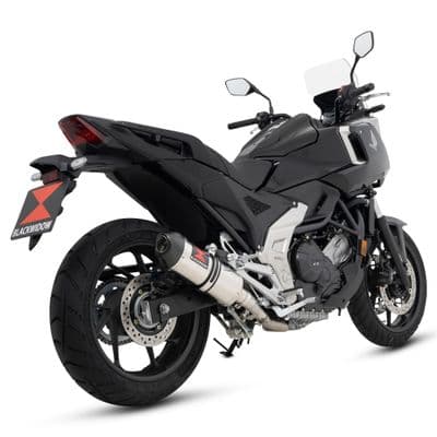 NC 750 X / DCT 2025 - 2026 Exhaust Silencer 300 mm Oval Stainless Steel Carbon Tip