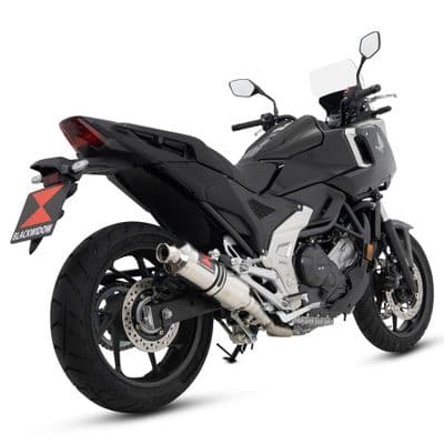 NC 750 X / DCT 2025 - 2026 Exhaust Silencer 300 mm Round Stainless Steel
