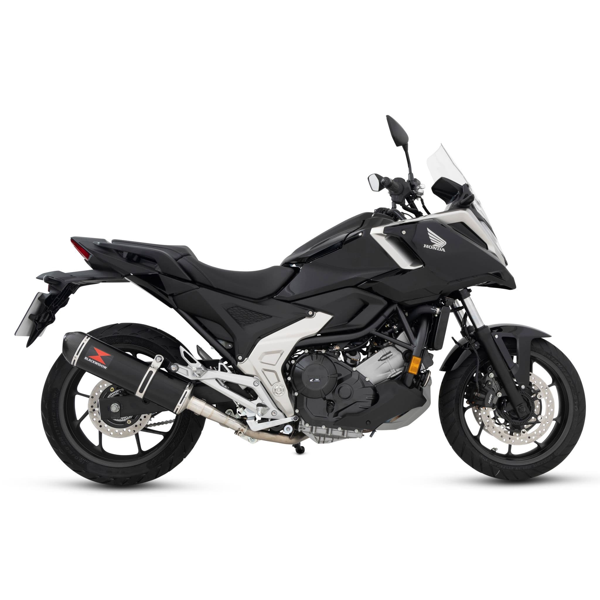 NC 750 X / DCT 2025 - 2026 Exhaust Silencer 400 mm Oval Black