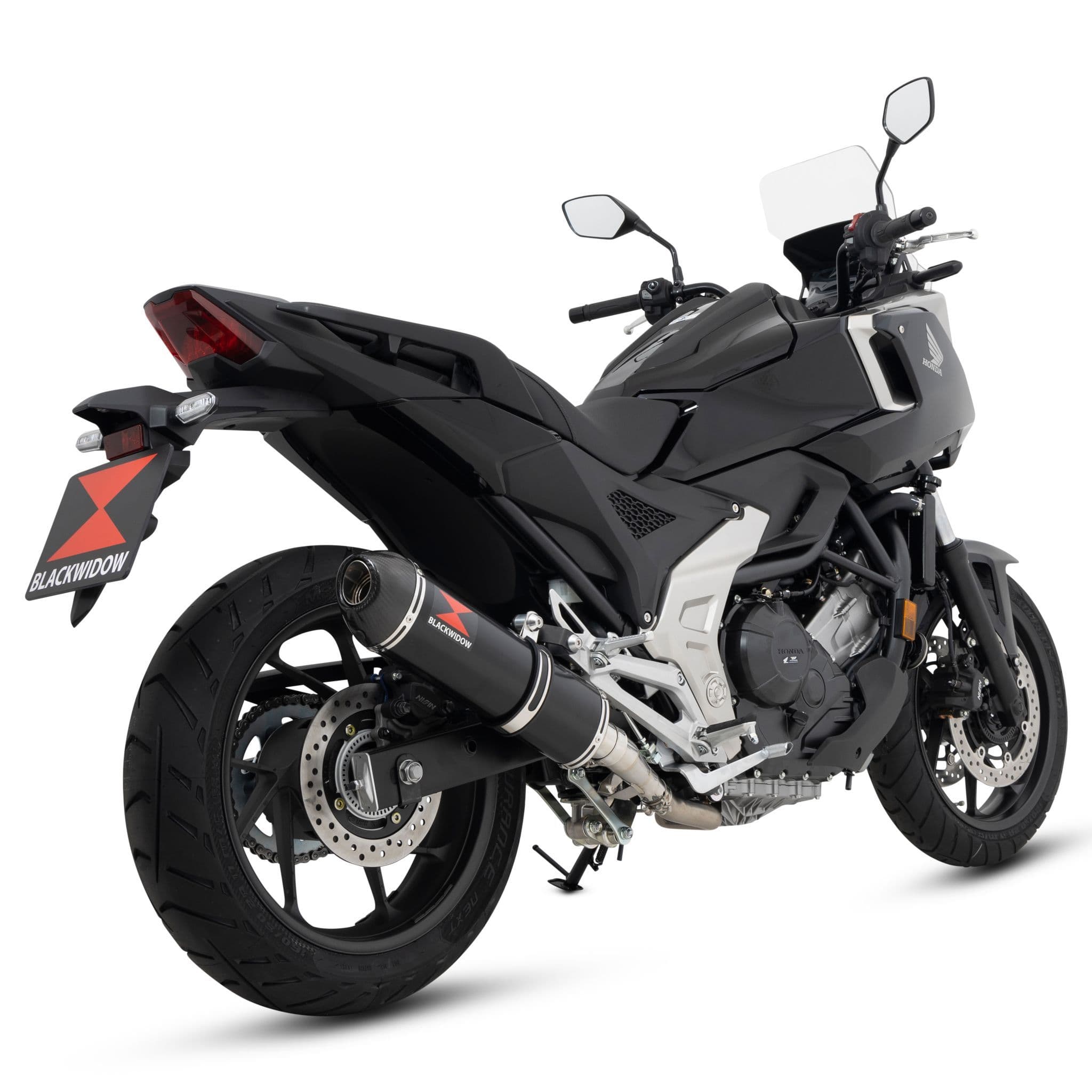 NC 750 X / DCT 2025 - 2026 Exhaust Silencer 400 mm Oval Black