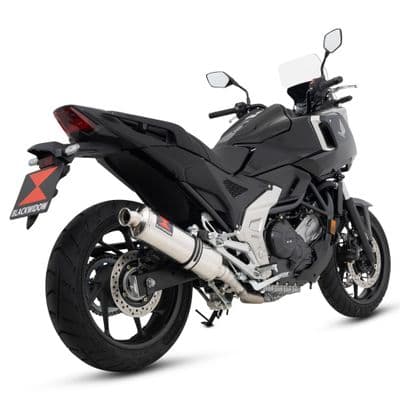 NC 750 X / DCT 2025 - 2026 Exhaust Silencer 400 mm Oval Stainless Steel