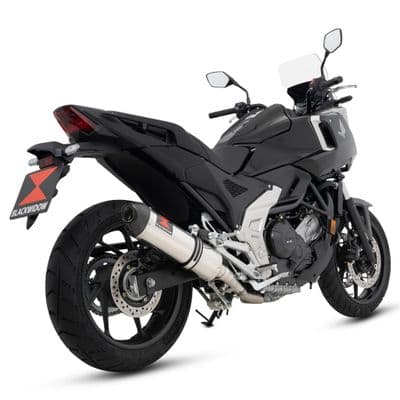 NC 750 X / DCT 2025 - 2026 Exhaust Silencer 400 mm Oval Stainless Steel Carbon Tip