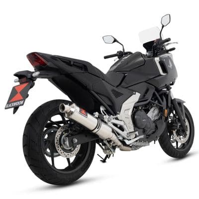 NC 750 X / DCT 2025 - 2026 Exhaust Silencer 400 mm Round Stainless Steel