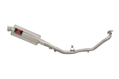 NC 750X (RC72, RC90) 2014 - 2024 De Cat Exhaust System 300mm Oval Stainless Silencer