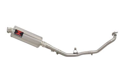 NC 750X (RC72, RC90) 2014 - 2024 De Cat Exhaust System 300mm Round Stainless Silencer