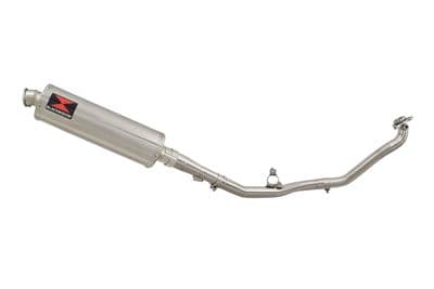 NC 750X (RC72, RC90) 2014 - 2024 De Cat Exhaust System 400mm Oval Stainless Silencer