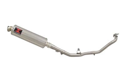 NC 750X (RC72, RC90) 2014 - 2024 De Cat Exhaust System 400mm Round Stainless Silencer