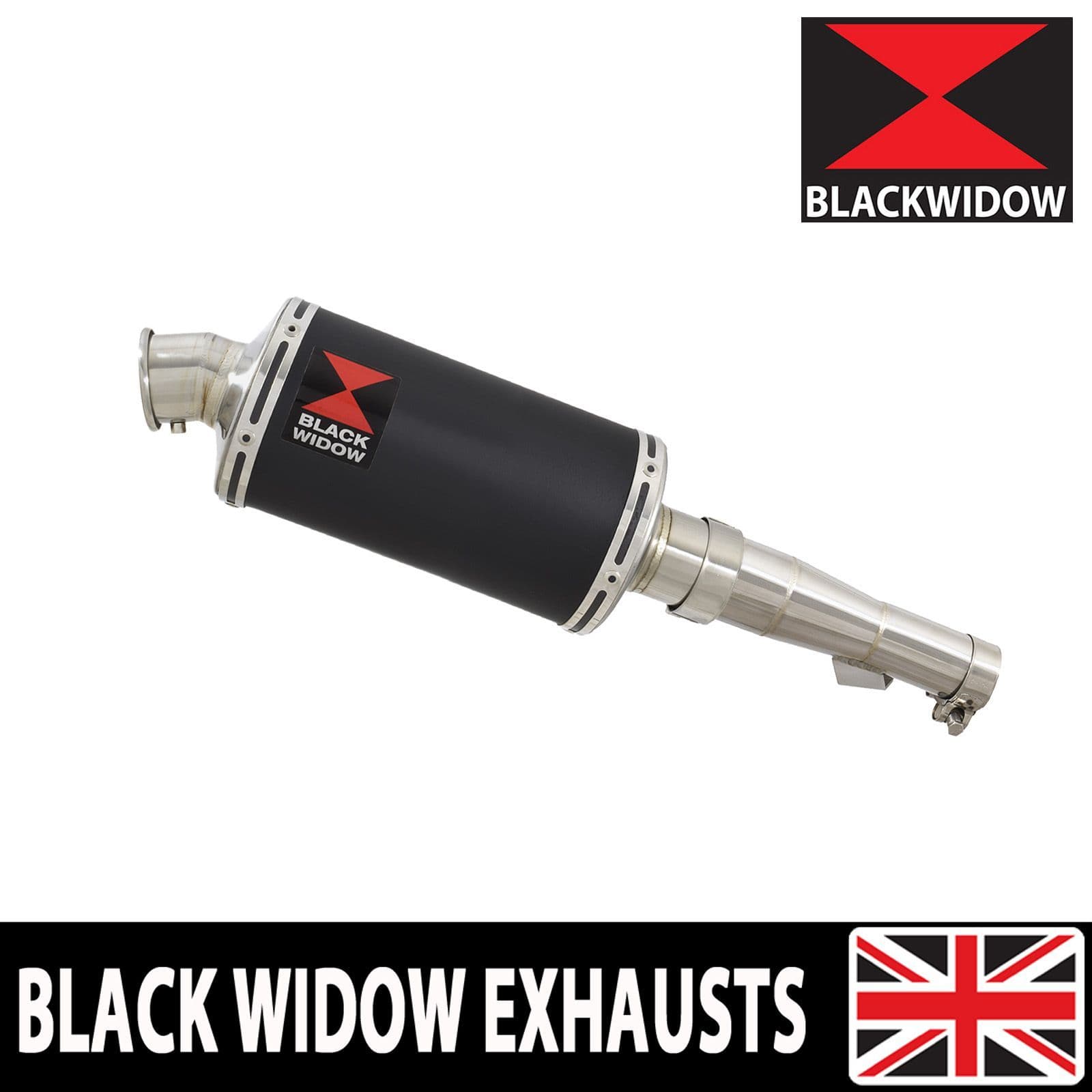 NC 750X RC72 RC90 2014 - 2024 Exhaust Silencer 230mm Oval Black
