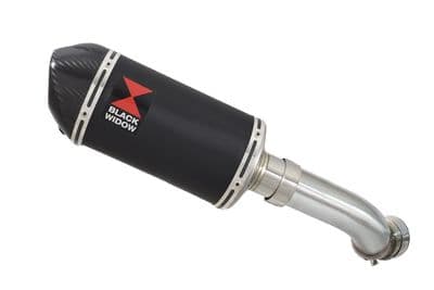 Ninja 1000 SX 2020 - 2024 Exhaust Silencer 200mm Oval Black Stainless Carbon Tip