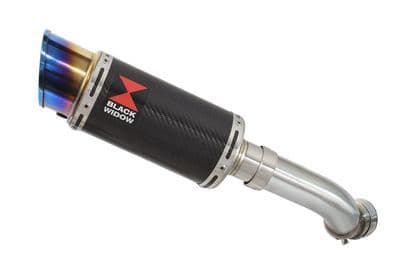Ninja 1000 SX 2020 - 2024 Exhaust Silencer 200mm Round Blue Tip Carbon