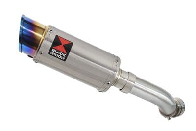 Ninja 1000 SX 2020 - 2024 Exhaust Silencer 200mm Round Blue Tip Stainless