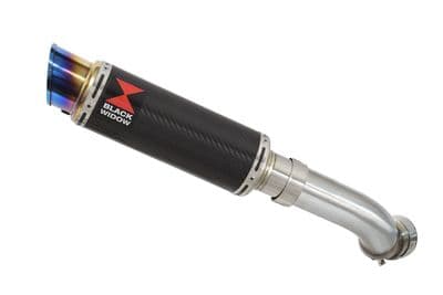 Ninja 1000 SX 2020  - 2024 Exhaust Silencer 230mm GP Round Blue Tip Carbon