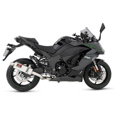 Ninja 1100 SX SE 2025 - 2026 Race De-cat Exhaust System 300 mm Oval Stainless Silencer