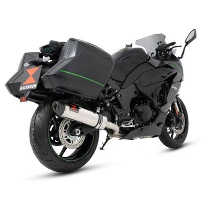 Ninja 1100 SX SE Tourer 2025 - 2026 Exhaust Silencer 400mm Oval Stainless Carbon Tip