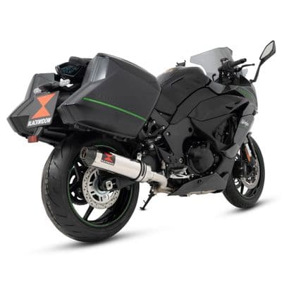 Ninja 1100 SX SE Tourer 2025 Exhaust Silencer 370mm Round Stainless Carbon