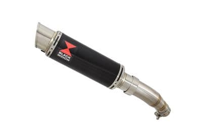 Ninja 125 2018 - 2024 Exhaust Silencer 230mm GP Round Black Stainless