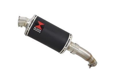 Ninja 125 2018 - 2024 Exhaust Silencer 230mm Oval Black Stainless