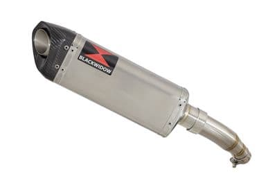 Ninja 125 2018 - 2024 Exhaust Silencer 300mm Tri Oval Stainless Carbon Tip