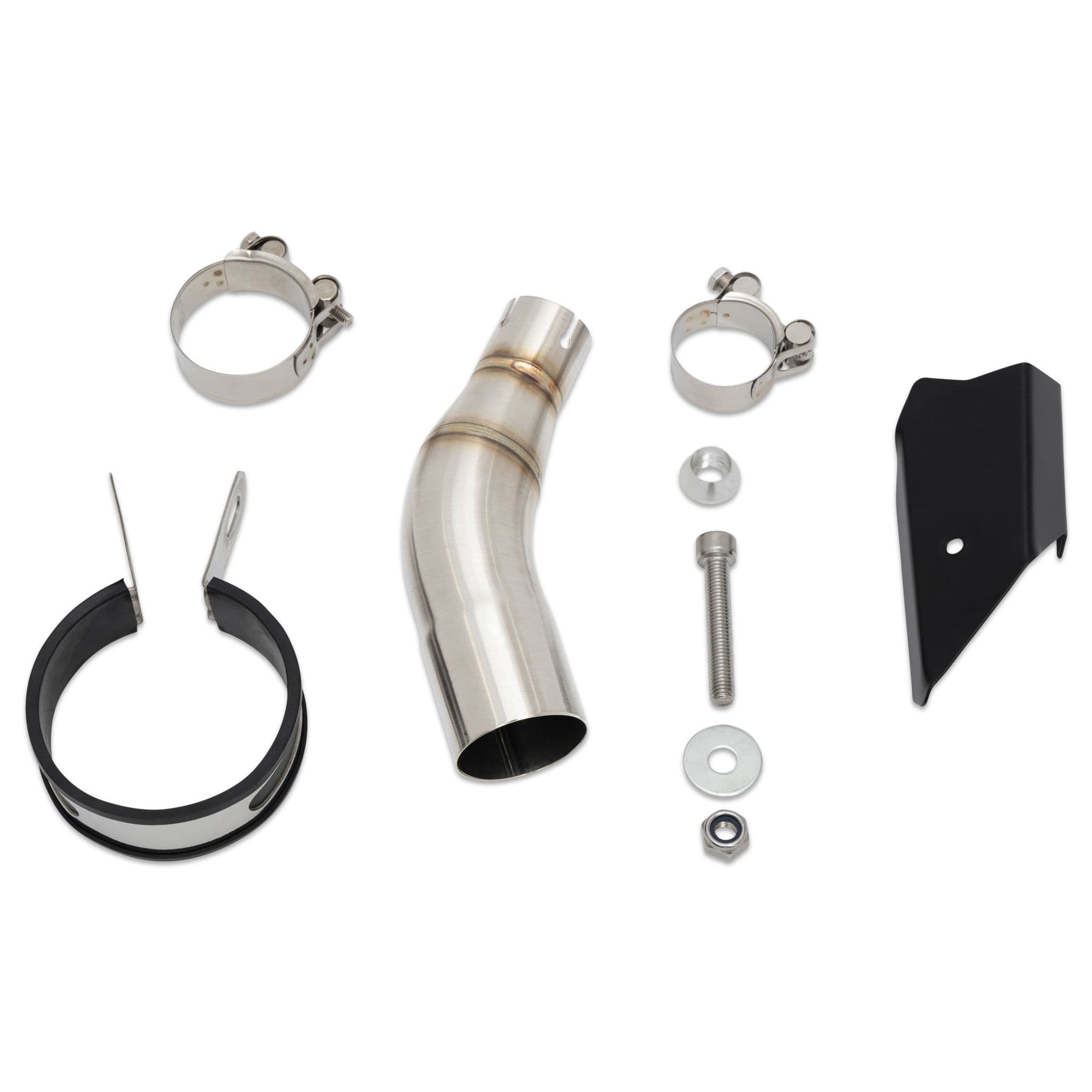 。　ape Ninja 125 2025 - 2026 Exhaust Silencer 350 mm Round GP Black