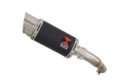 Ninja 250 SL Exhaust Silencer 200mm Round Black Stainless