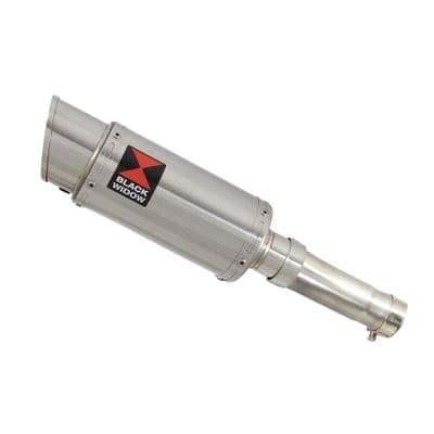 Ninja 400 Z 400 2017 - 2026 Exhaust Link Pipe + 200mm Round Stainless Silencer