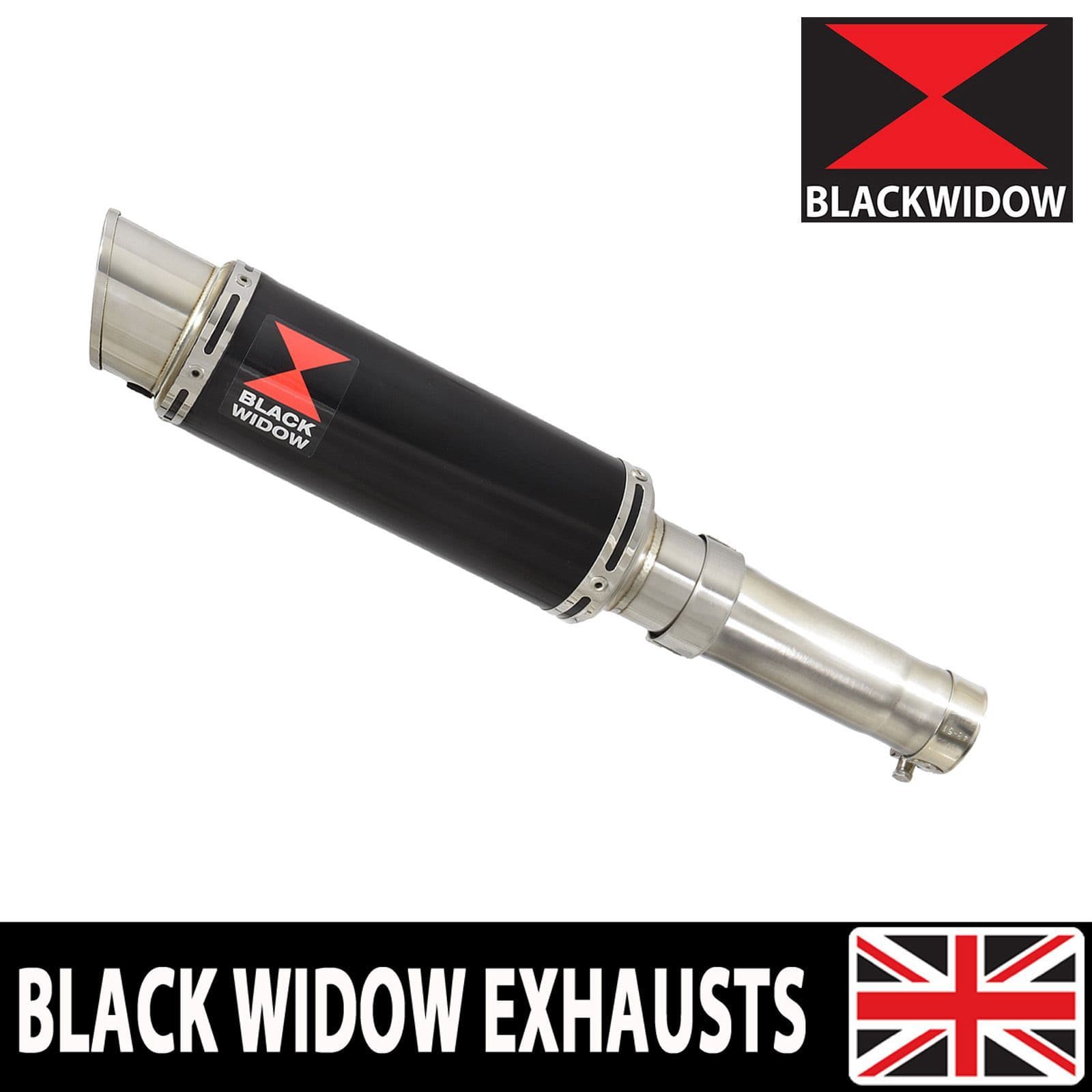 Ninja 400 Z 400 2017 - 2026 Exhaust Link Pipe 230mm GP Round Black