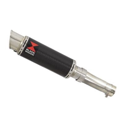 Ninja 400 Z 400 Exhaust Link Pipe + 230mm GP Round Carbon Silencer