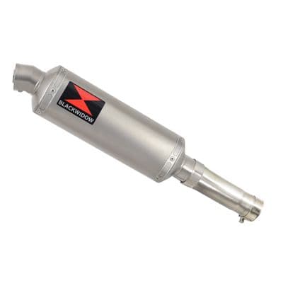 Ninja 400 Z 400 Exhaust Link Pipe + 300mm Hexagonal Stainless Silencer