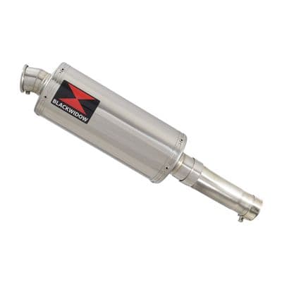 Ninja 400 Z 400 Exhaust Link Pipe + 300mm Oval Stainless Silencer