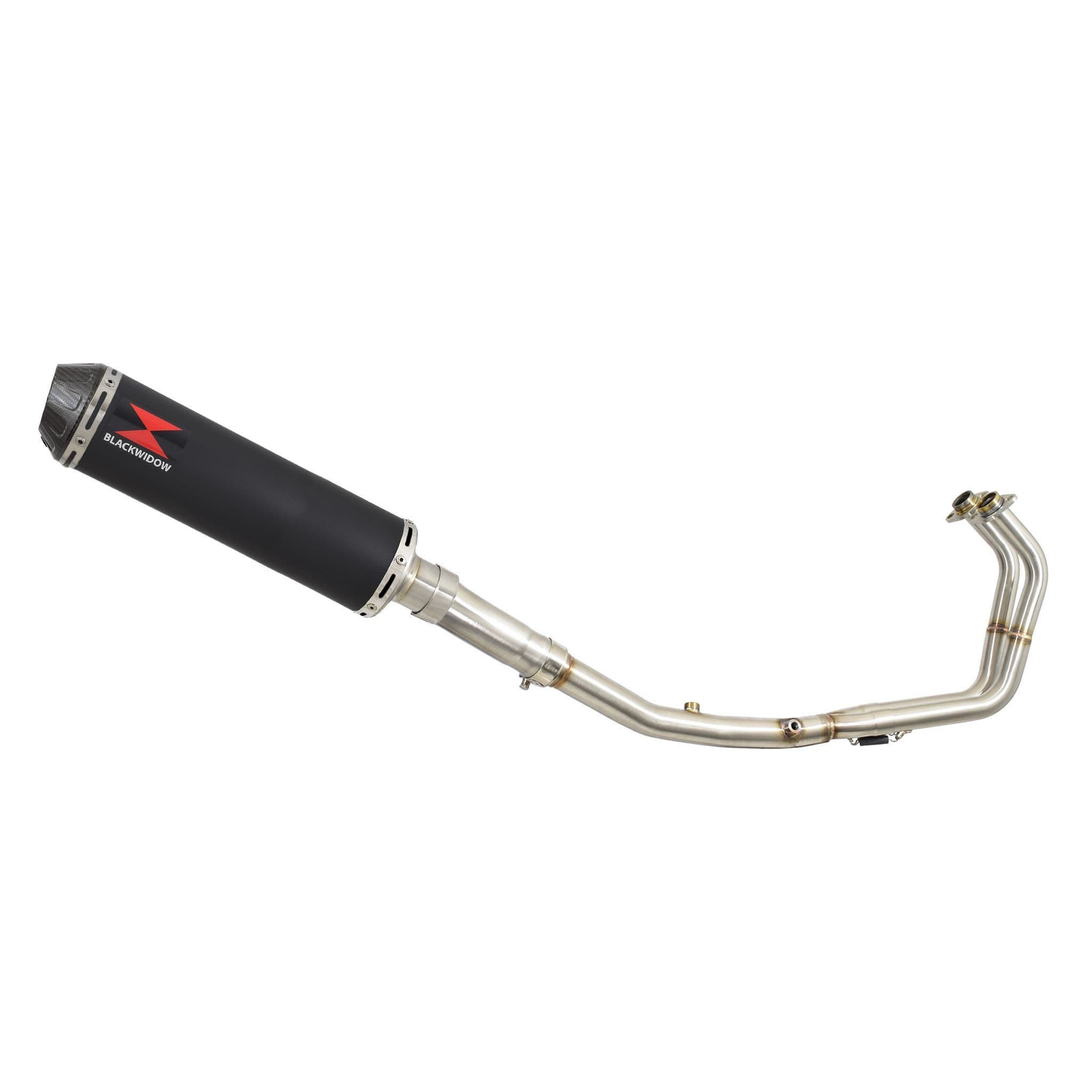 Ninja 500 Z 500 2024 - 2026 Exhaust System 370mm Round Black