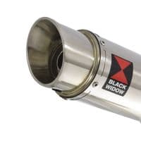 Ninja 500 Z 500 Exhaust System 200mm Round Stainless Silencer