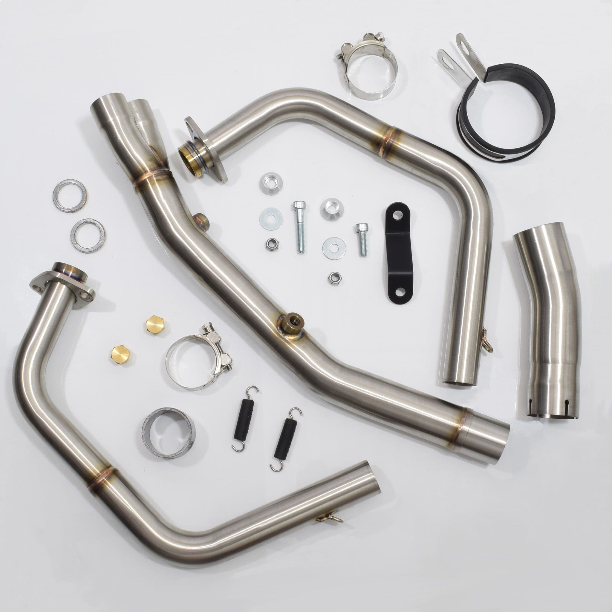 に Ninja 500 Z 500 Exhaust System 230mm GP Round Black