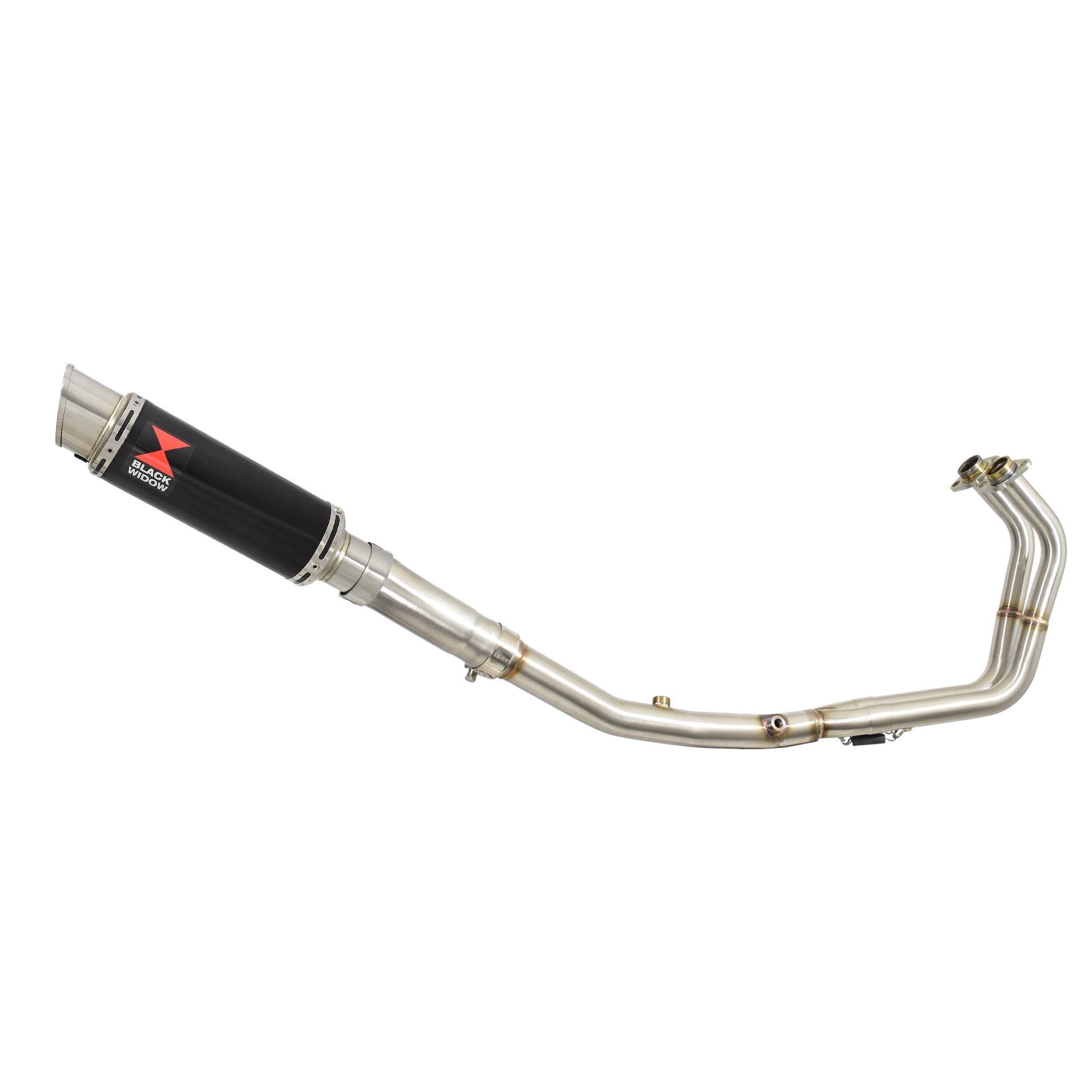 に Ninja 500 Z 500 Exhaust System 230mm GP Round Black