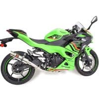 Ninja 500 Z 500 Exhaust System 230mm GP Round Stainless Silencer