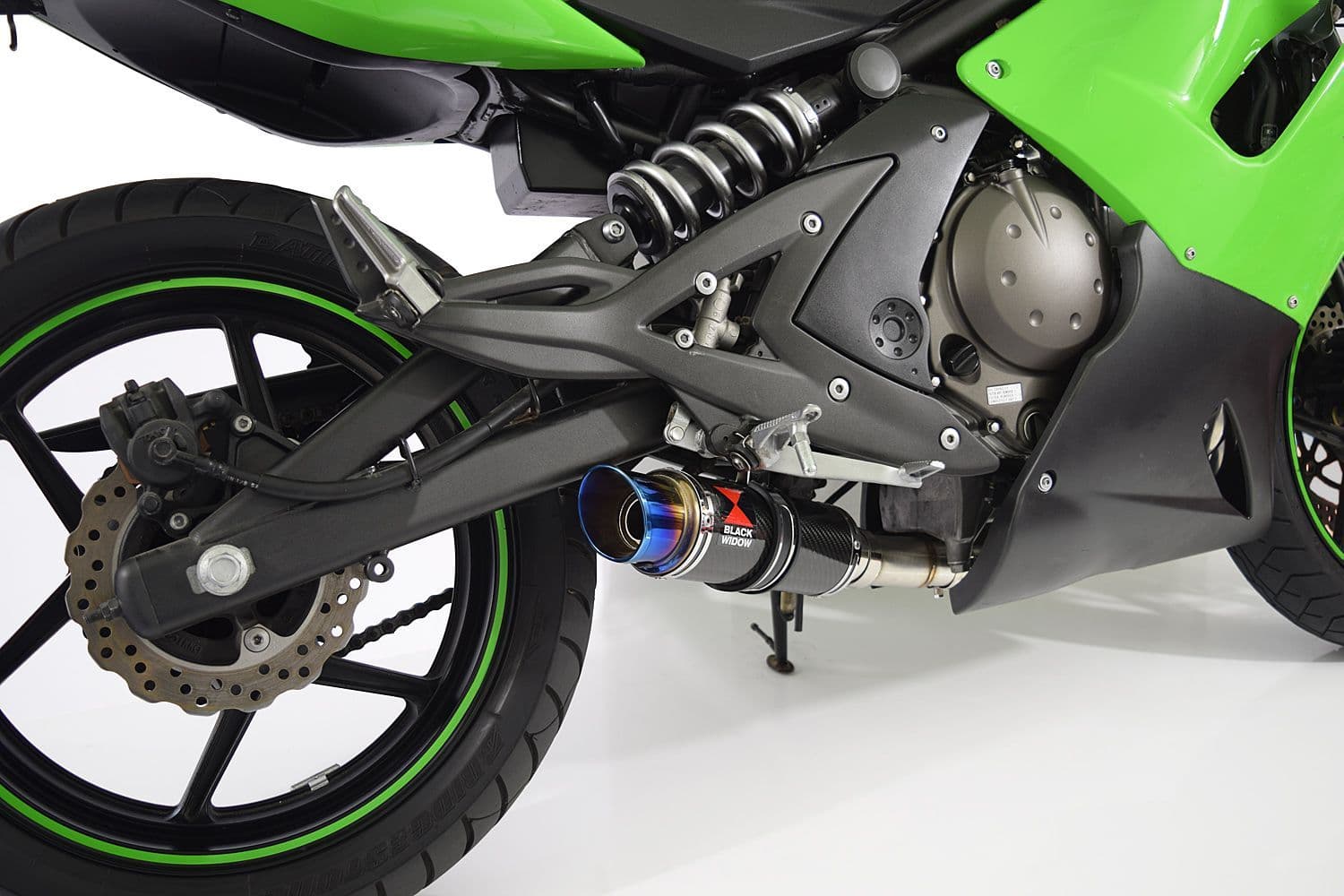 サイレンサー ER-6N EX650C ER650A NINJA 650R 05-11低レベルの排気サイレンサーステンレス230SR ER-6N EX650C ER650A Ninja 650R 05-11 Low Level Ex サイレンサー ER-6N EX650C ER650A NINJA 650R 05-11高排気システム