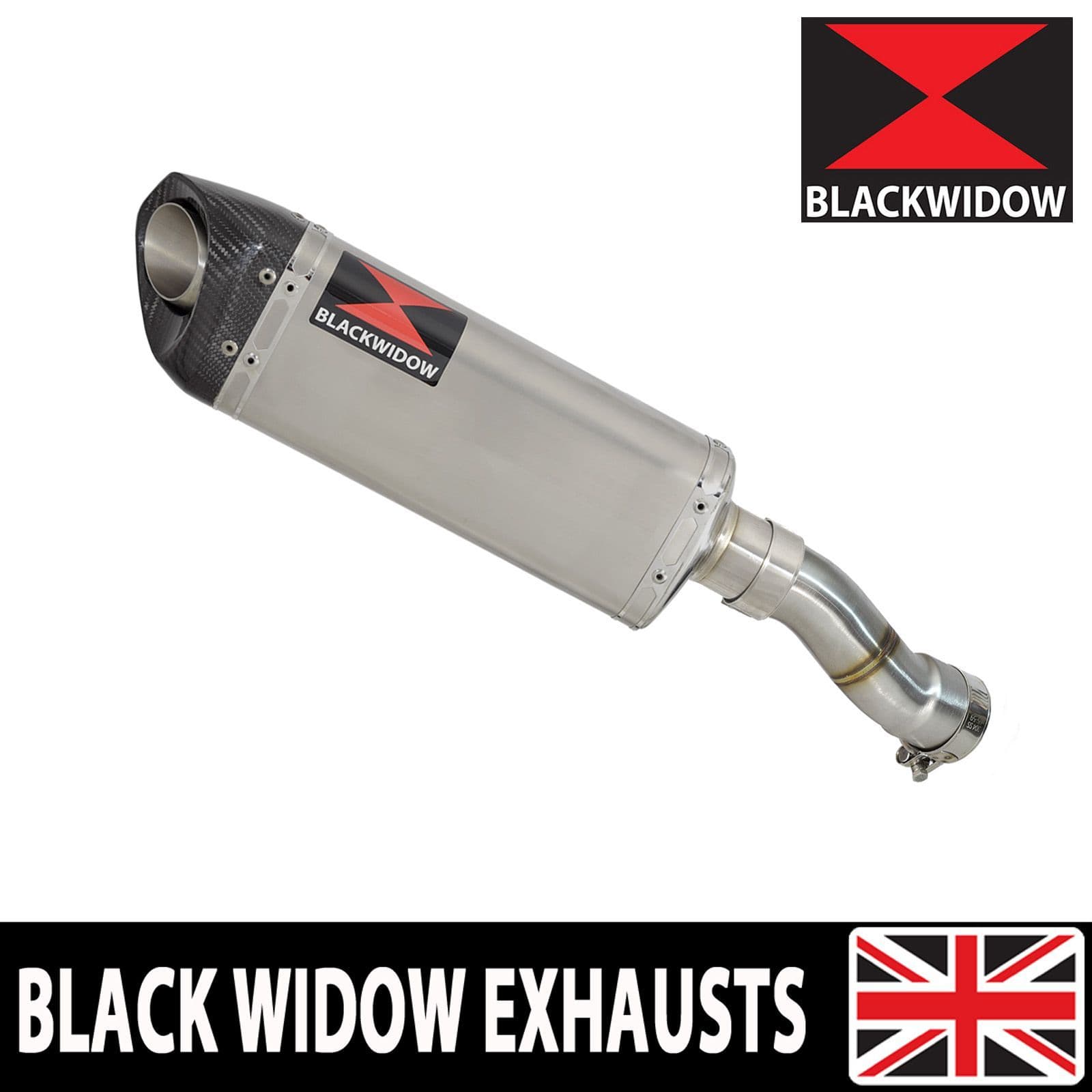 Ninja H2 SX 2022 - 2026 Exhaust Silencer 300 mm Tri Oval Stainless