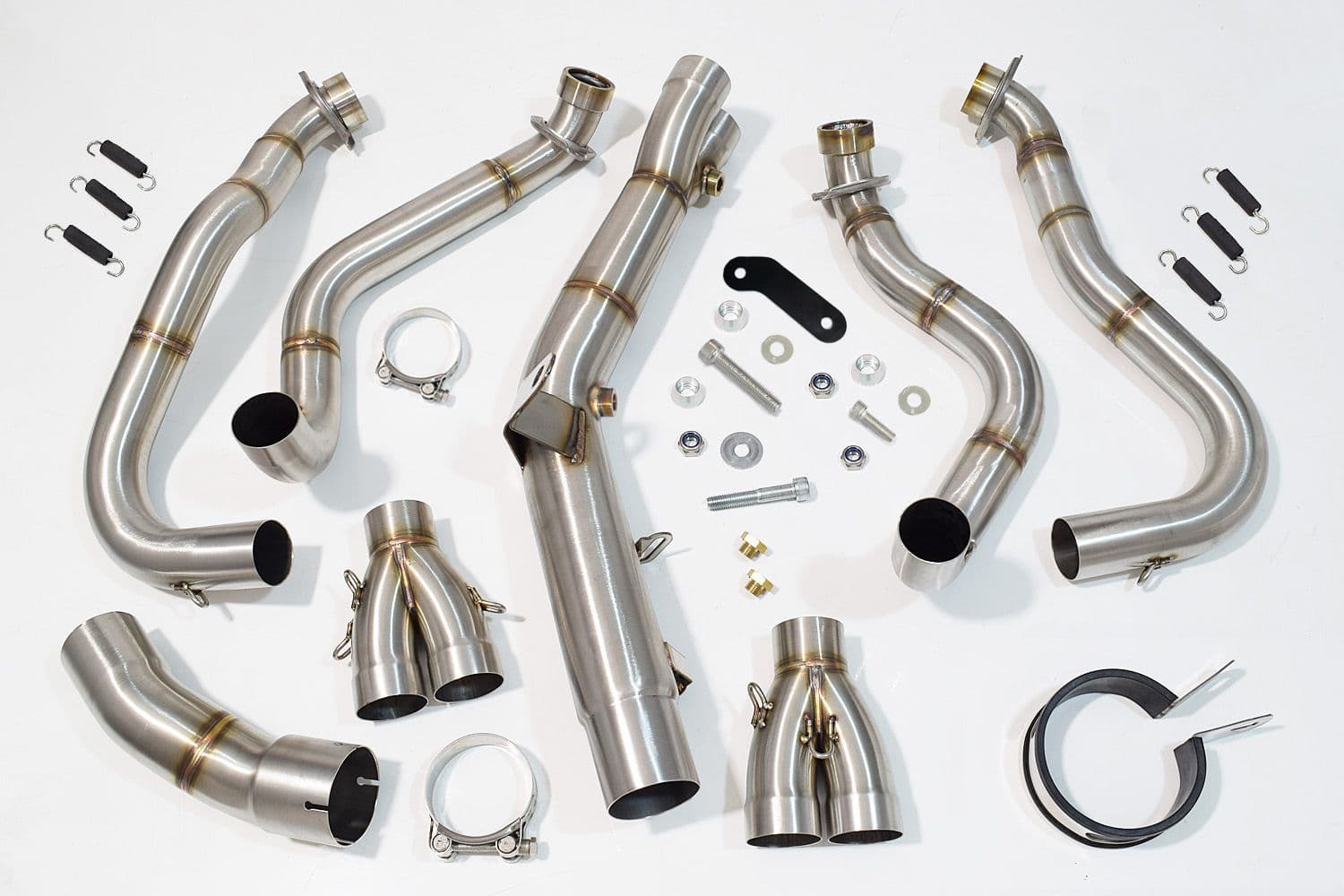 Ninja H2 SX 2022 - 2026 Race De-cat Exhaust System 230mm GP Round