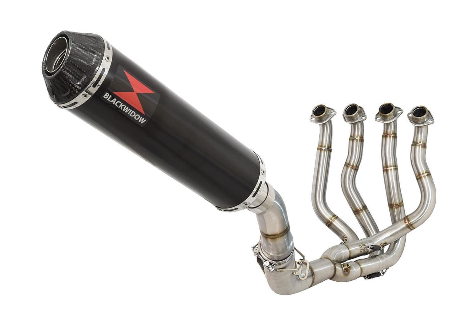 Ninja H2 SX 2022 - 2026 Race De-cat Exhaust System 370 mm Round