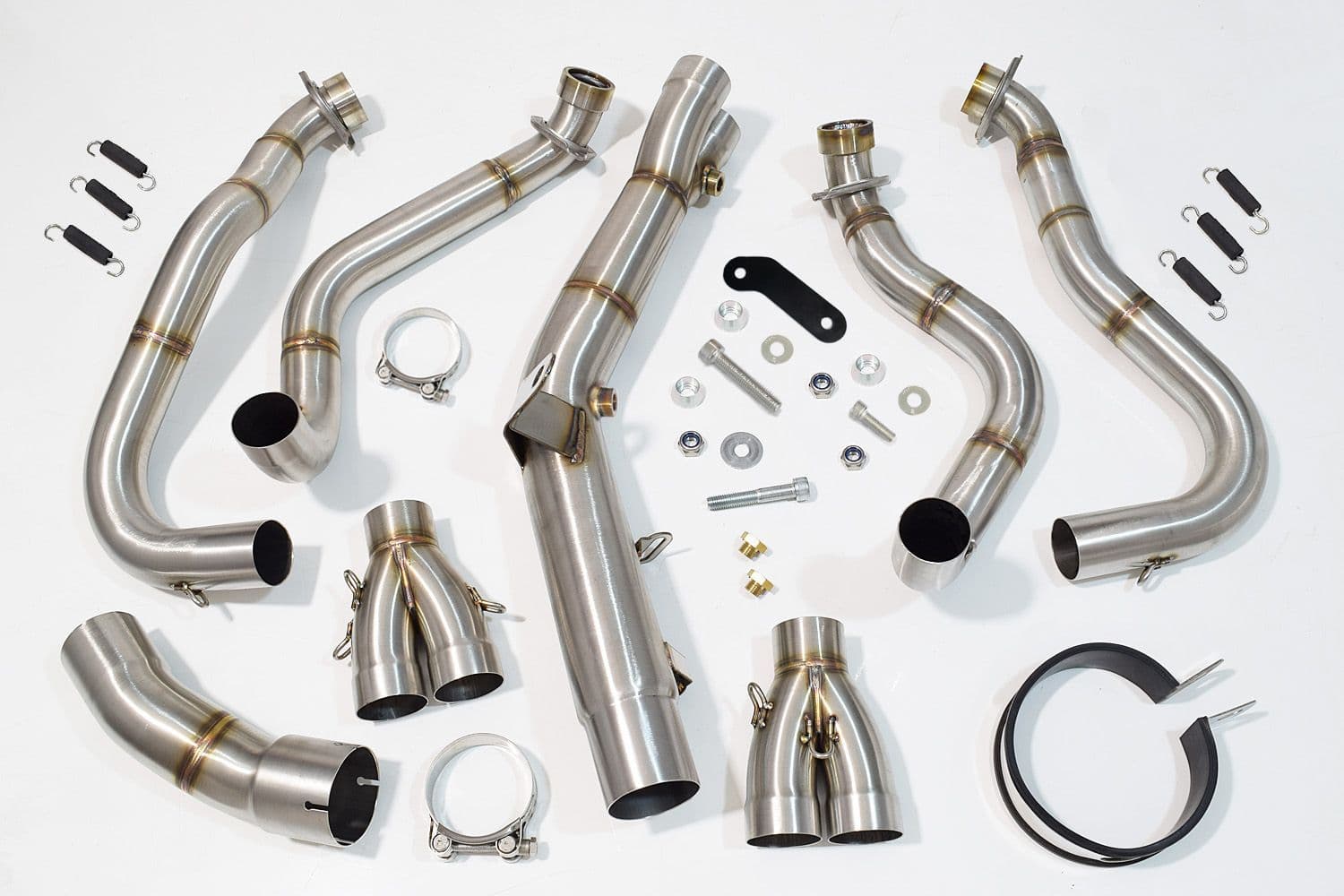 Ninja H2 SX 2022 - 2026 Race De-cat Exhaust System 370 mm Round