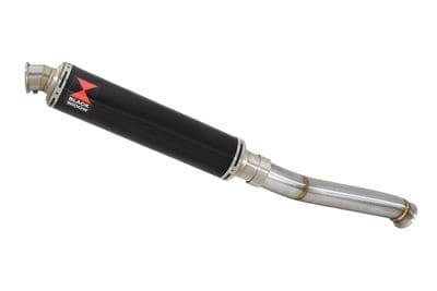 Norden 901 2022-2025 Exhaust Silencer 350mm Round Black Stainless Steel Silencer