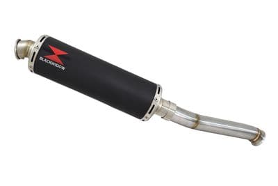 Norden 901 2022 - 2026 Exhaust Silencer 400mm Oval Black Stainless Steel Silencer