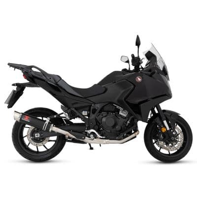 NT 1100 2022 - 2025 Exhaust De - Cat Full System 360 mm GP Round Black Stainless Silencer