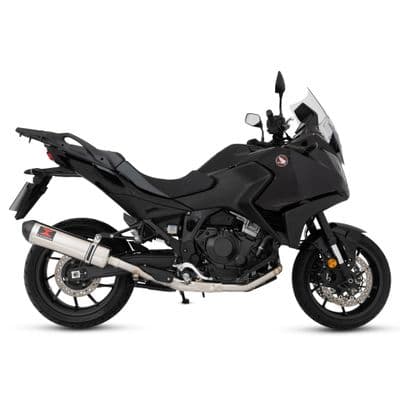 NT 1100 2022 - 2026 Exhaust De - Cat Full System 400 mm Oval Stainless Carbon Tip Silencer